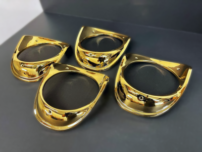 1963 63 CHEVY IMPALA GOLD PLATED HEAD LIGHT BEZELS | eBay