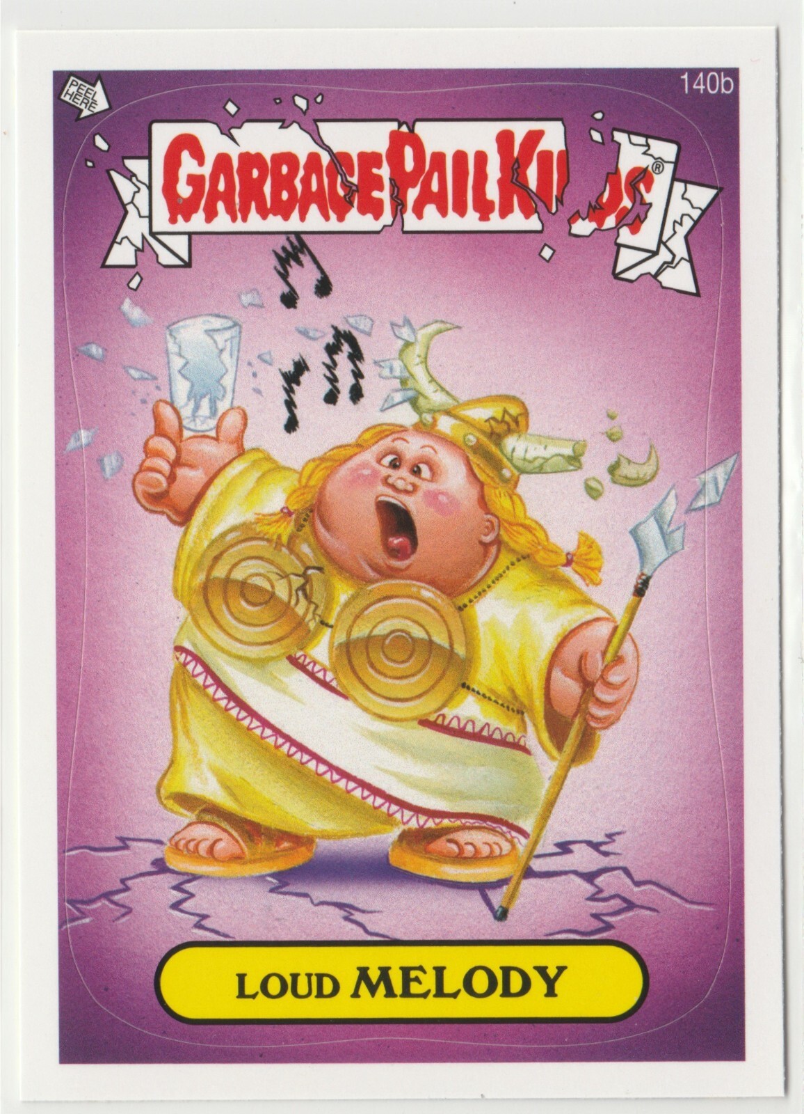 Loud Melody Garbage Pail Kids GPK 2013 Series 3 BNS3 #140b Brand New