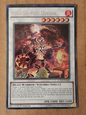 YuGiOh Vulcan the Devine LC5D-EN249 1st Edition See Pictures