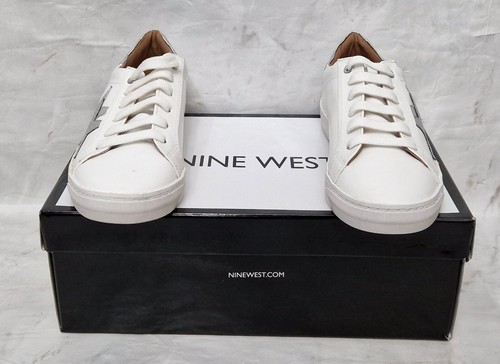 Zapatillas deportivas NINE WEST Starry blancas planas con cordones EU 36 UK 3 - Imagen 2 de 9