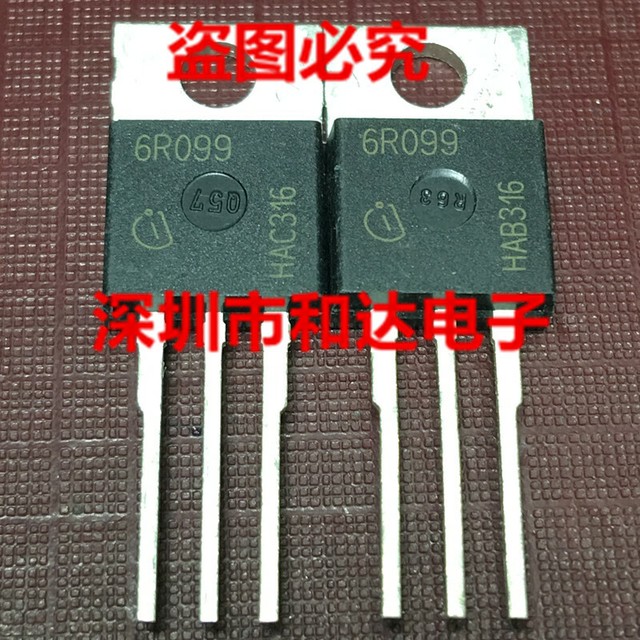 5 x 6R099 IPP60R099CP N-Channel MOSFET Transistor TO-220 650V 19A | eBay