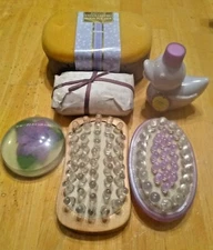 L👀K Bath Soaps Massagers and Lotions Part of Gift Sets No Box Never Used