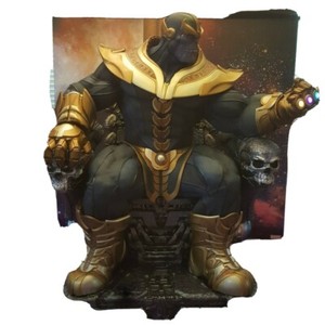 Thanos on Throne Statue Sideshow Collectibles 1/4 Scale with Matching Art Print! | eBay
