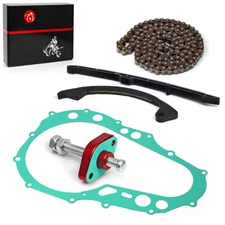 Cam Timing Chain Guides Tensioner & Cover Gasket For Suzuki LTZ400 2003-2008