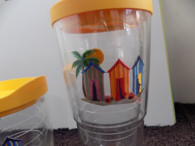 Tapa De Viaje De Tervis 16 Oz, Negro (conjunto De 4) | Ideal | Envío gratis