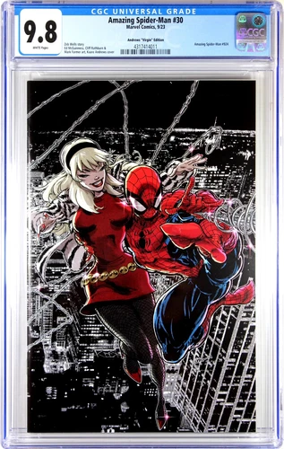 AMAZING SPIDER-MAN #30 (KAARE ANDREWS EXCLUSIVE VIRGIN VARIANT) ~ CGC 9.8 NM/M
