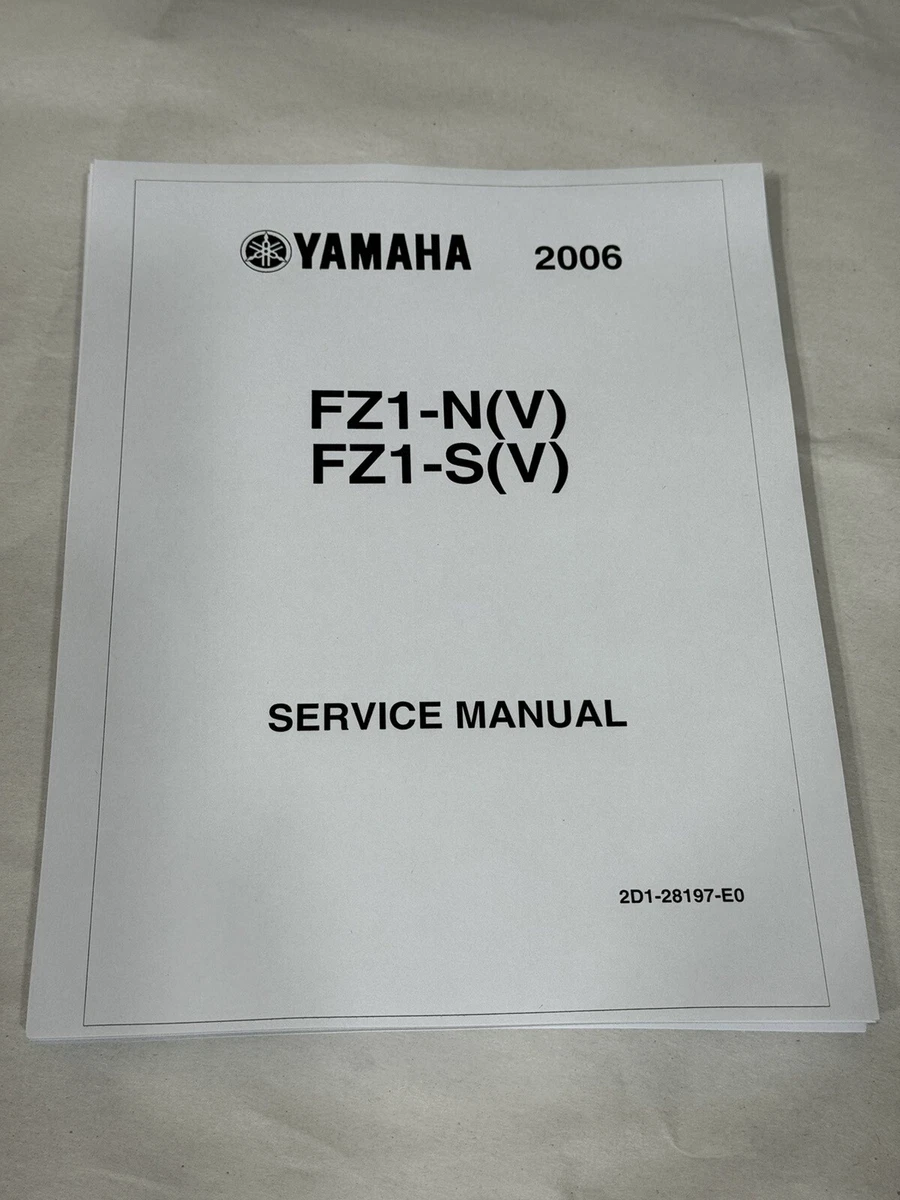 Yamaha FZ1 Motorcycle Repair Manuals & Literature for sale | eBay