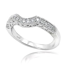 Women's .925 Sterling Silver Wedding Engagement Ring Band Size 5 6 7 8 9 10