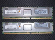 2x 1GB RAM DIMM 2Rx4 PC2-5300F-555-11-B0 DDR2 memoria server, completamente bufferata