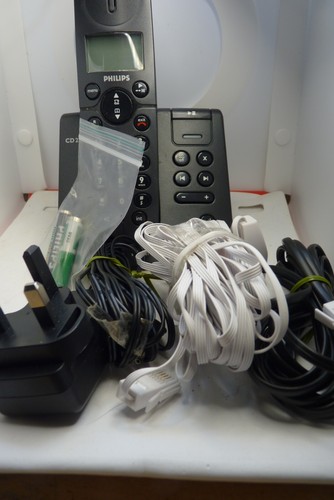 PHILIPS CD245 CORDLESS DECT PHONE ANSWER MACHINE - Zdjęcie 14 z 14