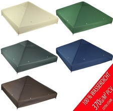 Tetto di ricambio tetto per gazebo 370 gr/m² PVC impermeabile 3x3 m gazebo PCV M2