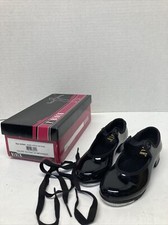 Bloch Kids Annie Tyette S0350G Black Tap Shoe Kids Size 8.5