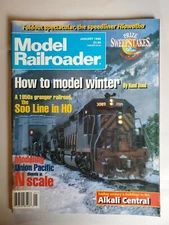 Model Railroader Magazine Super N Scale Layout January 1996