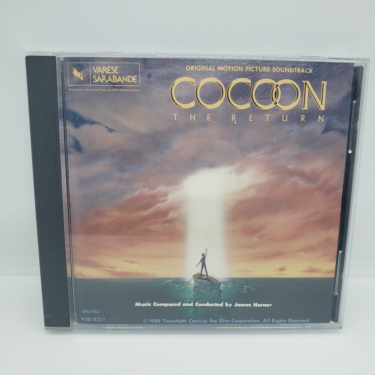 新品未開封　Emerging from the Cocoon CD Cocoon: The Return Original Soundtrack CD by James Horner 1988