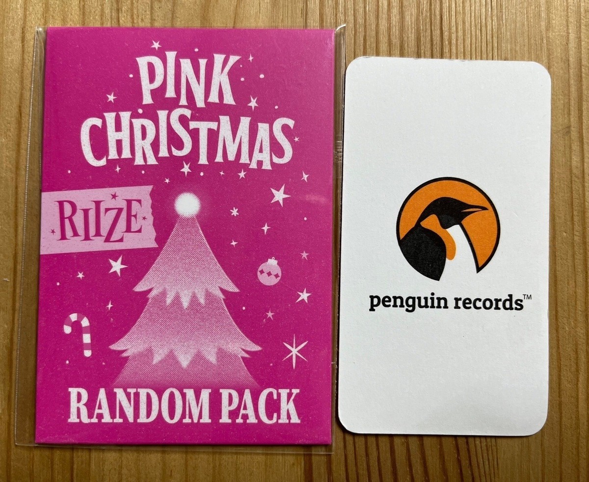 RIIZE - 2023 PINK CHRISTMAS PHOTO CARD RANDOM PACK BRAND NEW