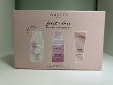 Wander Beauty First Class Mini Taskers Skincare Essentials Kit Cleanser NIB