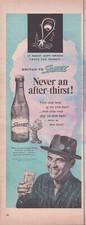1954 Squirt Vintage Print Ad -Never an after thirst