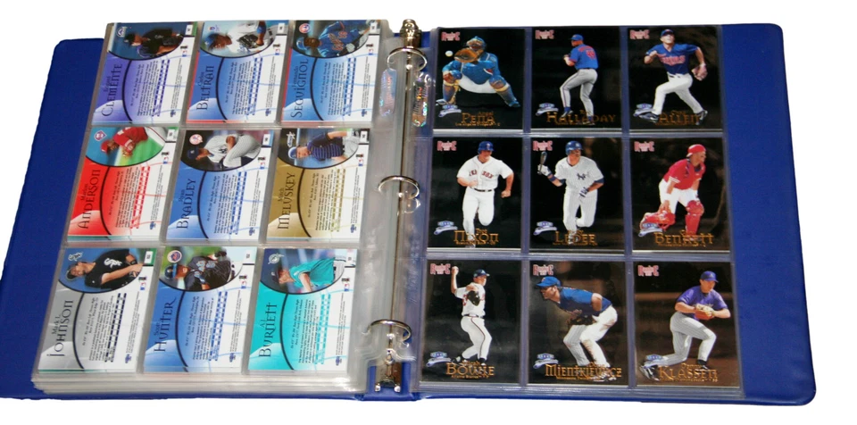 Juego completo de béisbol Fleer Brilliants 1999 (175) Halladay Beltrán radiocontrol con carpeta Foto 4 de 4