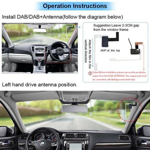 2.4" DAB+ Autoradio Adapter Bluetooth Wireless FM Transmitter EmpfäNger DAB DAB+ - Bild 14 von 16