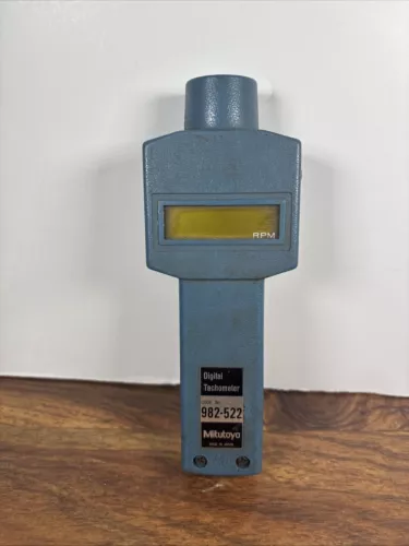 Mitutoyo Digital Tachometer 982-522 Handheld RPM Measuring Device Tool Tested