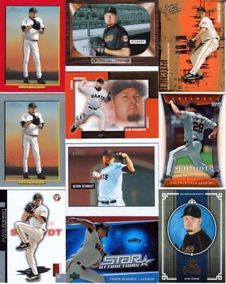 Huge 75 + different JASON SCHMIDT cards lot 1993 - 2007 Braves
