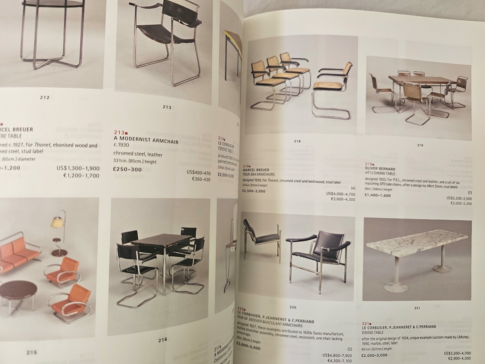 Modern Design CHRISTIES catalogue oct03 lighting glass furniture + eBay