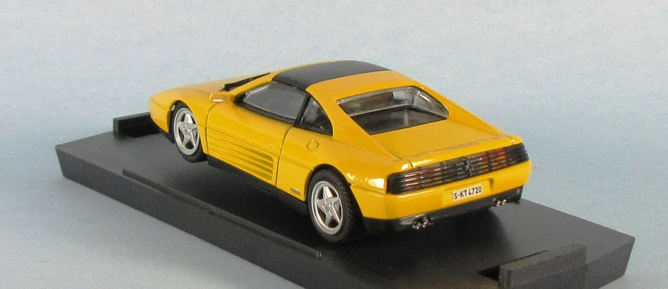BANG 1995 Ferrari 348 TS Stradale (amarillo) escala 1/43 modelo diecast ¡NUEVO, RARO! Foto 3 de 4