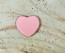 Pink phone rings Heart Shape 3M Sticker Easy Peek And Tape NEW