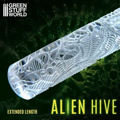 Rodillo Texturizado ALIEN HIVE - herramientas arcilla polimérica FIMO sculpey