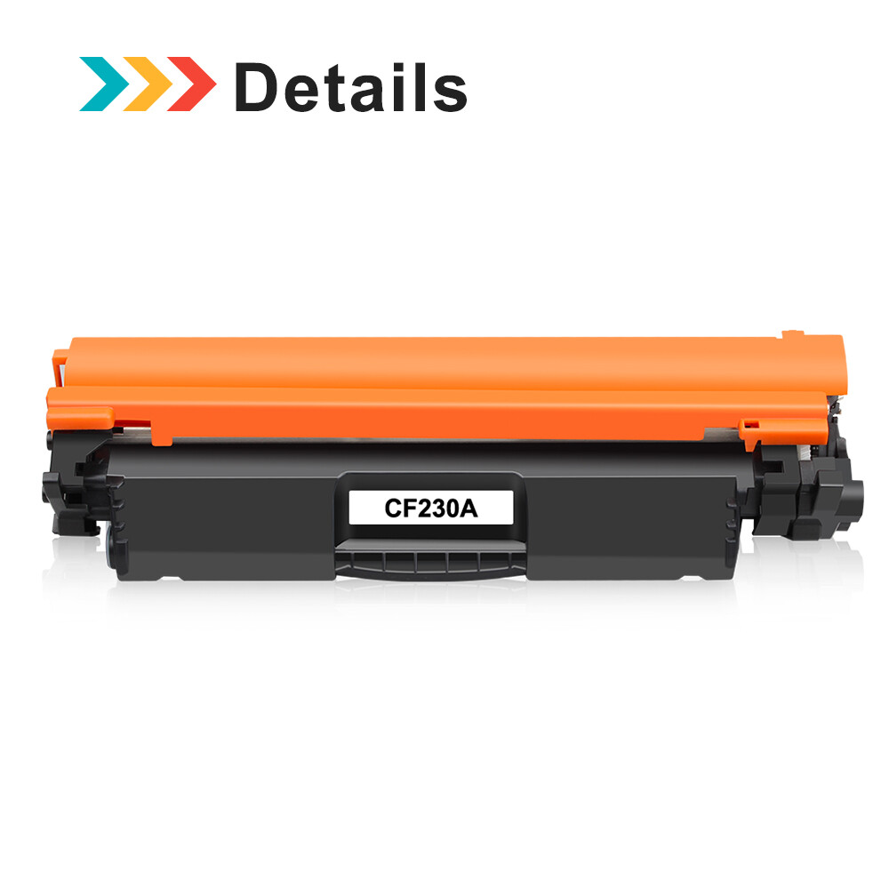 2-Pack 30A Cartuccia Di Toner Compatibile Per HP 30A CF230A 30X CF230X Toner Per Laserjet Pro MFP MFP M227fdw M203dw M203dn M203d M227sdn M227fdn M227d M227 M203 Stampante - Nero - Foto 6