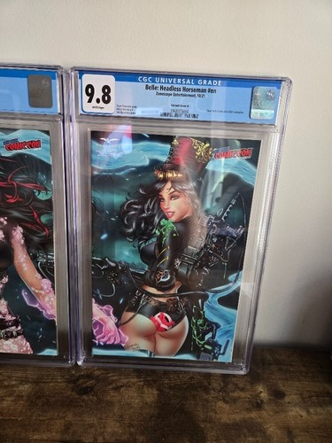 Zenscope Eric Basaldua 2021 NYCC Ghostbusters Cosplay Cover LE 350 CGC 9.8 - Foto 6 di 13