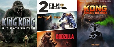 King Kong / Pacific Rim / Godzilla / Kong: Skull Island [Blu-ray