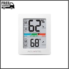 AcuRite Humidity Meter Hygrometer and Indoor Digital Thermometer with Temperatur