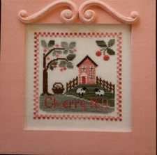 PATTERN Cherry Hill Cottage Cross Stitch Sampler NEW Country Cottage Needleworks