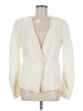 BCBGMAXAZRIA Women Ivory Blazer M
