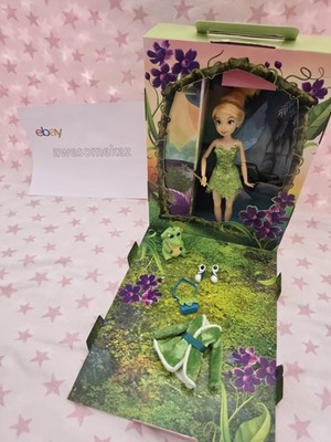 Disney Store Tinker Bell Disney Story Puppe, 5 Zubehörteile & Special Scene Box 