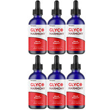 Glyco Harmony Blood Sugar Support Drops Liquid Metabolic Health 6 Bottles 