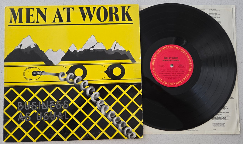 Men At Work – Business As Usual - FC 37978 - Vinyl LP - 1st Press - 1982- Tested