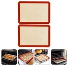  2 Pcs Baking Mat Pastry Mats for Rolling Dough Reusable Silicone
