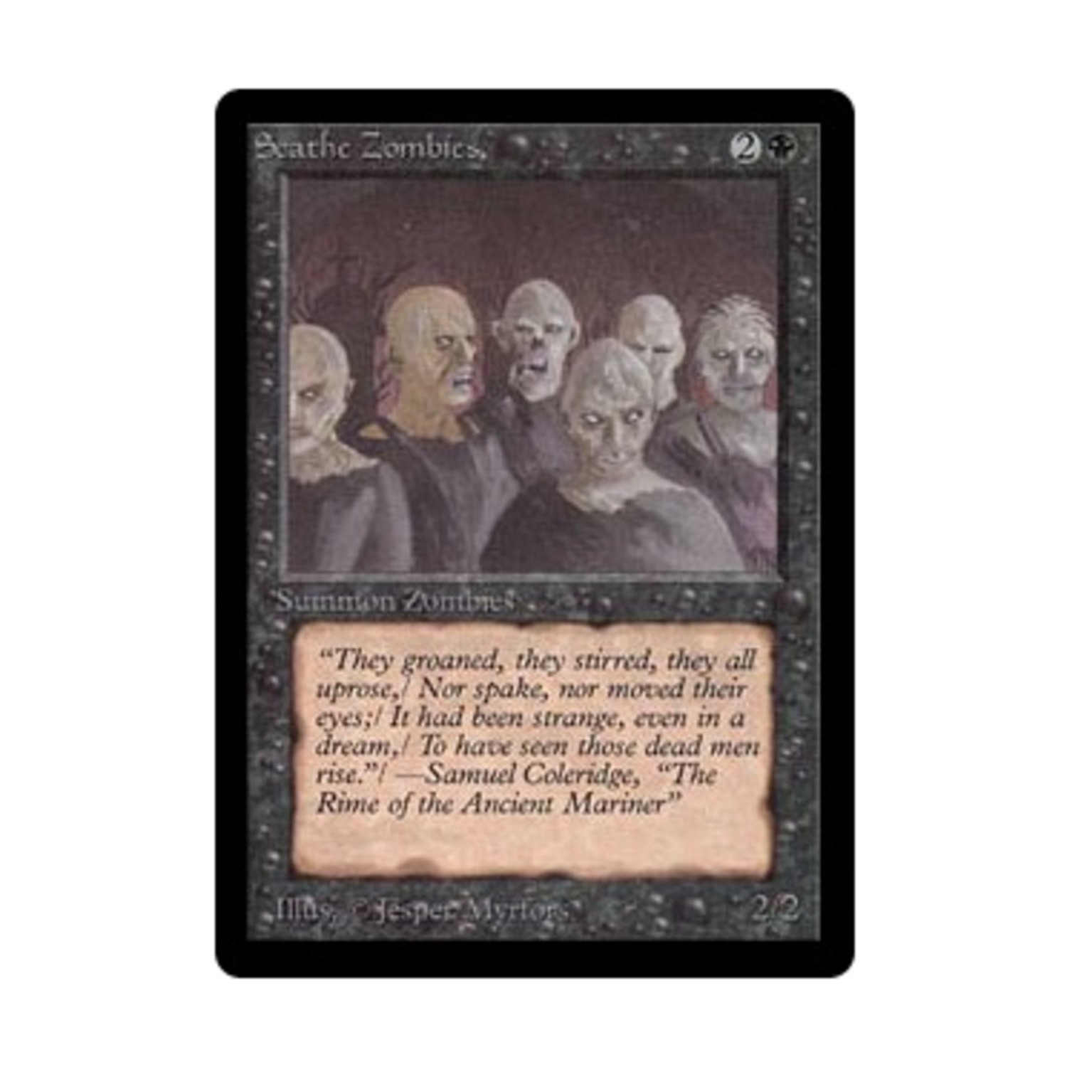 WotC MtG Beta Scathe Zombies (C) VG