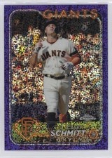 2024 Topps Chrome Purple Speckle Refractor 136/299 Casey Schmitt #220 7k8