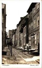 Elfreth's Alley Philadelphia PA RPPC Real Photo Postcard Posted 1941