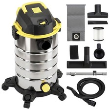 Produktbild - HOMCOM 1400W Staubsauger mit Blasmodus, gelb