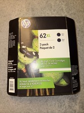 HP 62XL Combo Set Black & Color Ink Cartridges Genuine | Expired 02/2021
