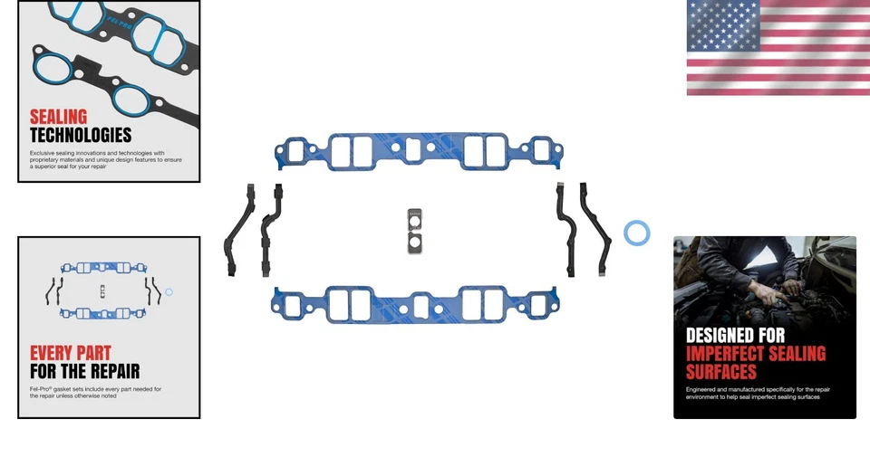 Superior Sealing Gasket Set for Chevrolet Camaro & Checker Models - MS 90314-2 Foto 2 de 4