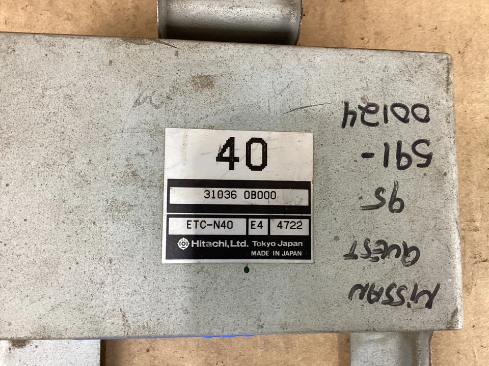 Unidad de módulo de control de transmisión Nissan Quest 1993-1995 TCM TCU 310360B000 Foto 2 de 4