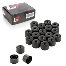 20x Radschraubenkappen Abdeckkappen Radmuttern Set 17 mm schwarz für DACIA