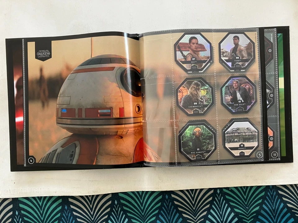 Star wars - Album complet Rogue one 54 jetons + poster - Leclerc 2016 - Photo 2/4