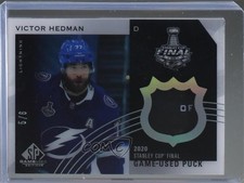 2021 SP Game Used 2020 NHL Stanley Cup Finals Puck Relics 5/6 Victor Hedman 0r9q