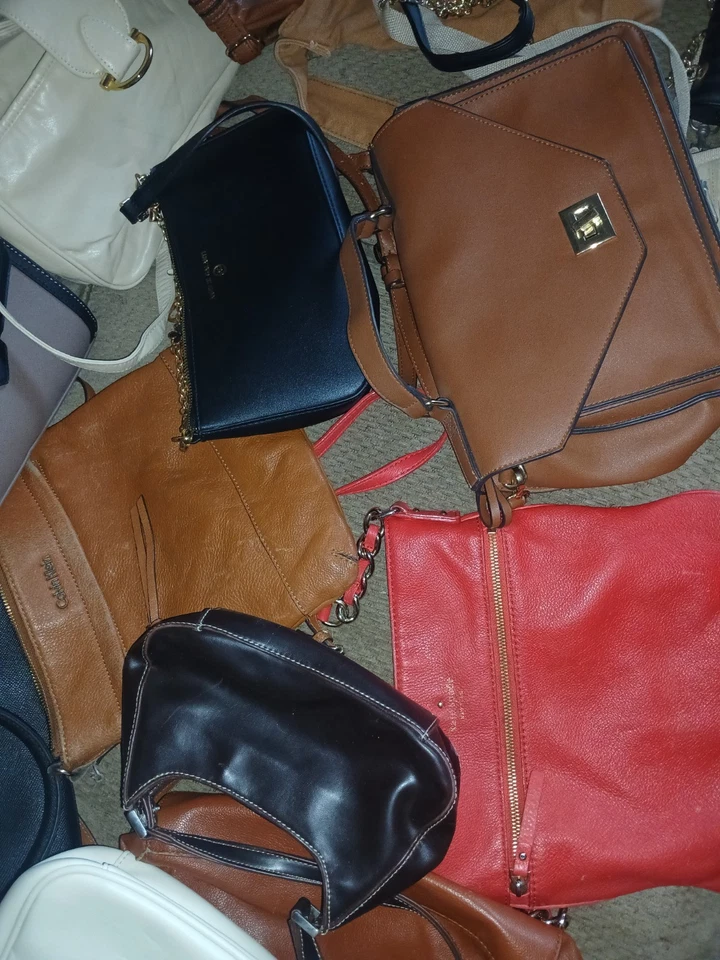 Purse Lot, Kate Spade, Steve Maden, Calvin Klei, Amelia Galanti, Liz Claiborne - Image 3 of 4